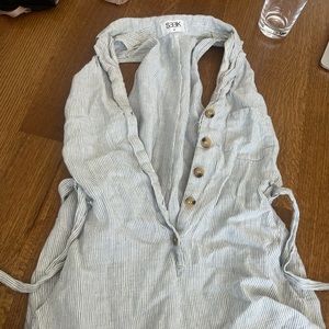 LF Seek The Label Striped Romper